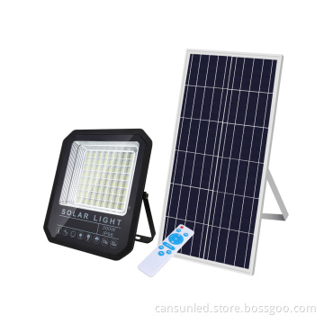 9V 30W Polycrystalline Solar-Powered Smart LED Flood Light for Sunset and Sunrise